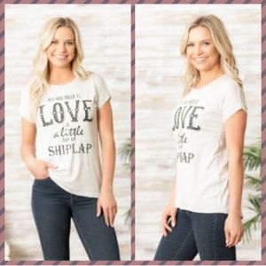 Love and shiplap tee PACK Of 3